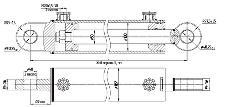Ремонт гидроцилиндра МС100/50х200-4.22(500), фото 3