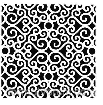 Трафарет "Завитки 4"