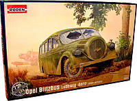 OPEL BLITZBUS LUDEWIG AERO WWII. Сборная модель в масштабе 1/72. RODEN 728