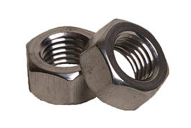 Гайки шестигранні М20 ГОСТ 5927-70, ГОСТ 5915-70, DIN 934 клас міцності 5.0, 6.0 