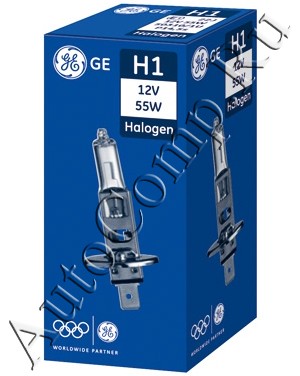 Автолампи Н1 General Electric Standart P14.5s 12 V 55 W картонне паковання (Угорщина)