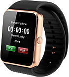 УМНІ ГОДИ-ТЕЛЕФОН SMART WATCH GT08 GOLD, фото 3