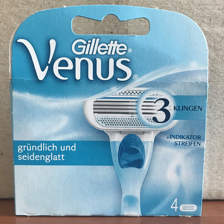 Леза Gillette Venus упаковка 4 шт.