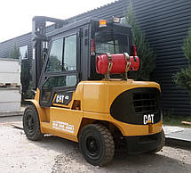 Японський газовий вилковий навантажувач 4 тонни Caterpillar GP40K б/у, фото 5