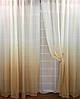 Готовая тюль лен Дэградэ Капучино, 200х270см, фото 6
