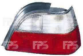 Ліхтар задній для Daewoo Nexia '95-08 лівий (FPS) біло-матова вставка