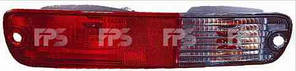 Ліхтар задній Mitsubishi Pajero Wagon 3 '03-07 лівий (TYC) червоно білий, в бампер