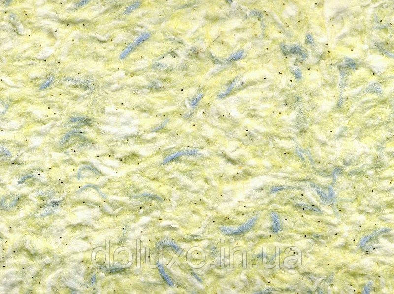 Рідкі шпалери, жовті з блакитним, целюлоза, без глітерів, ТМ "Стиль", Тип 114, фото 1