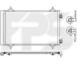 Радіатор CITROEN_JUMPY 07-, FIAT_SCUDO 07-, PEUGEOT_EXPERT 07-