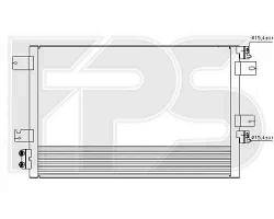 Радиатор кондиционера Dodge (Nissens) FP 24 K73