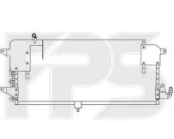 Радіатор кондиціонера VW_PASSAT 88-93 (B3)/PASSAT 94-96 (B4)