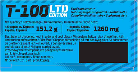 OLIMP T-100 LTD Edition 120 caps, фото 3