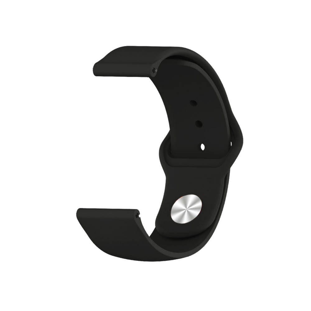 

Силиконовый ремешок для Samsung Galaxy Watch 3 45mm / Galaxy Watch 46mm Черный
