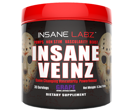 Передтренувальний комплекс для пампінгу Insane Labz Insane Veinz 35 serv. 150 g, фото 1