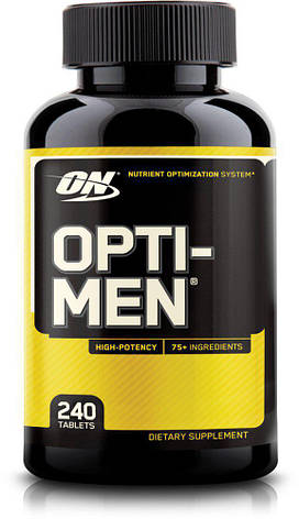 Optimum Nutrition Opti-Men 240 tabs, фото 1