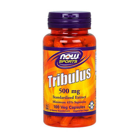 NOW Tribulus 500 mg 100 caps, фото 1