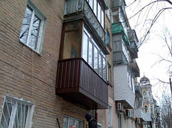 Ремонт балконів під ключ (Отремонтуємо або побудуємо балкон будь-якої складності, працюємо на висоті)