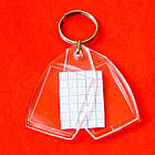 Акриловий брелок для ключів. Супер-міцні, з фото 25х35 мм, фото 3