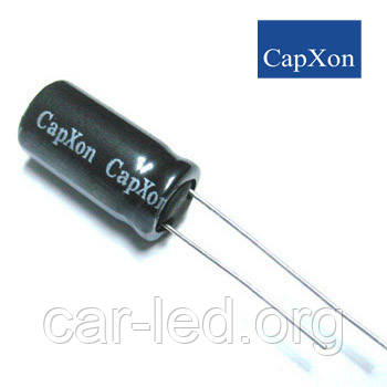 3300mkf - 25v KM 16*25 Capxon, 105°C конденсатор електролітичний