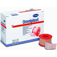 Пластир фіксуючий текстильний Omniplast® 1,25 см х 5м 1шт.