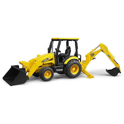 Іграшка Дорожній навантажувач з екскаватором Jcb Midi CX, Bruder, фото 2