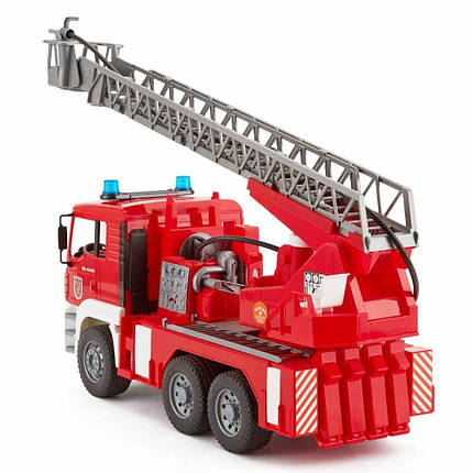 Іграшка Пожежна вантажівка зі сходами, Bruder, фото 2