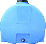 Ємність 150 л горизонтальна ГО ПБ блакитна Командор 2000, фото 3