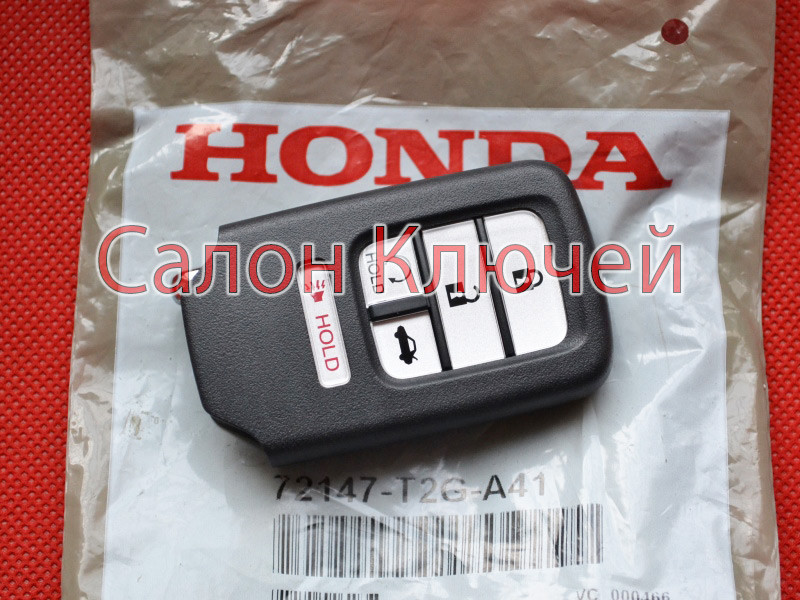 72147-T2G-A41 Ключ Honda (ORIGINAL) з чипом і кнопками 72147T2GA41 72147-T2G-A51 72147-T2G-A31, фото 1