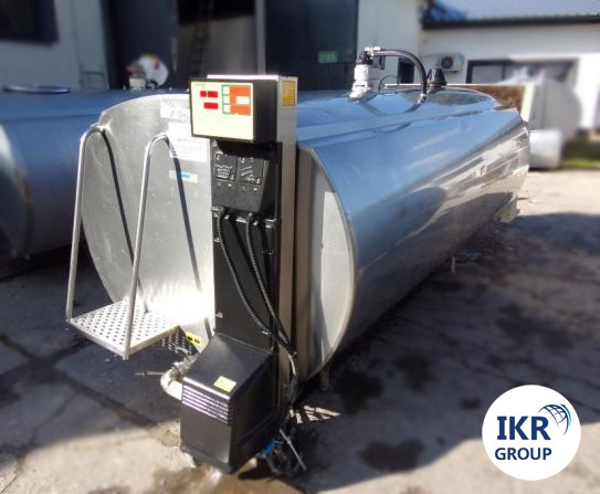 Охолоджувач молока Б/У ALFA LAVAL 3500 закритого типу об'ємом 3500 літрів