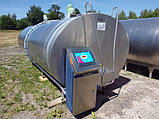 Охолоджувач молока Б/У Serap 8000 закритого типу об'ємом 8000 літрів, фото 2