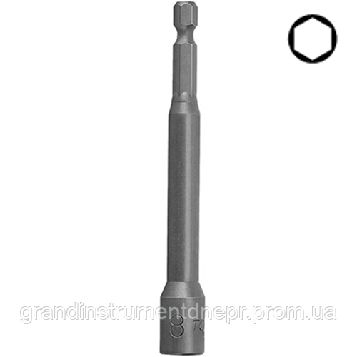 Купить Головка на шуруповерт 8мм L=100мм магнитная (на блистере) TOPTUL ...