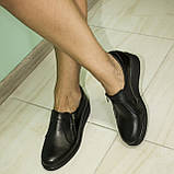 Туфлі жіночі з натуральної шкіри на повну ногу, фото 3