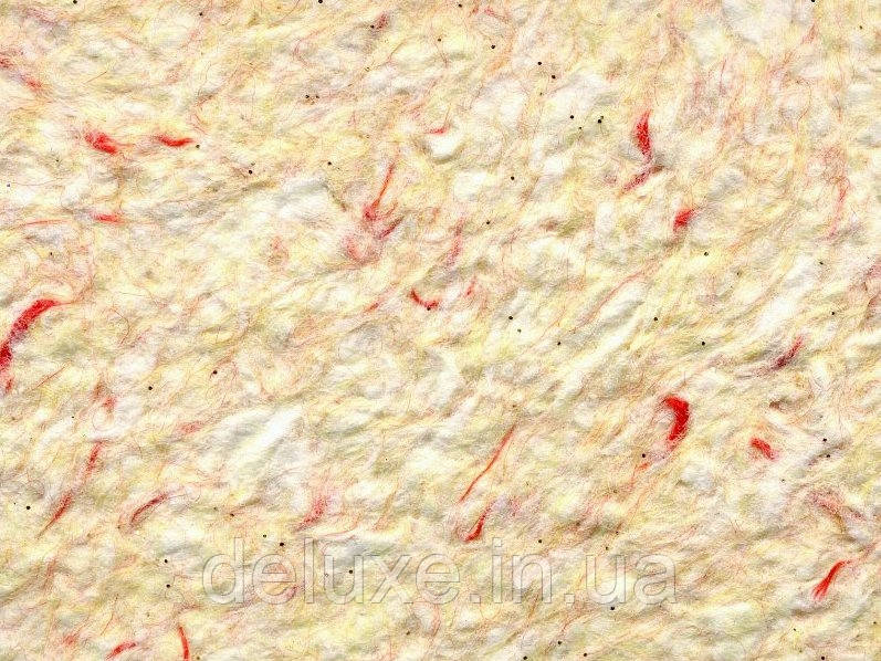 Рідкі шпалери, жовті із червоним, целюлоза, без глітерів, ТМ "Стиль", Тип 143, фото 1