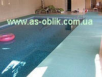 Антискользащее покрытие вокруг бассейна 1