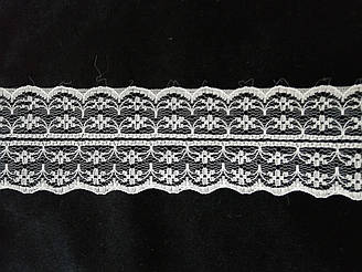 Мереживо 4,5 см біле(133-2)