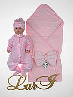 Набір "Мармеладка" (рожевий, інтерлок/кулір)