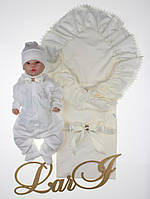 Набір "Мешта" (мальч.) (кремовий, полікотон,інтерлок, літо)