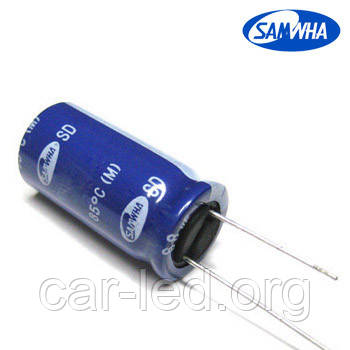 3300mkf - 50v SD 18*31 SAMWHA, 85°C конденсатор електролітичний