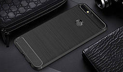 Чохол Carbon для Honor 7C Pro Бампер Чорний