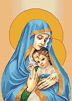 Схема для вишивки бісером Мадонна з Ісусом