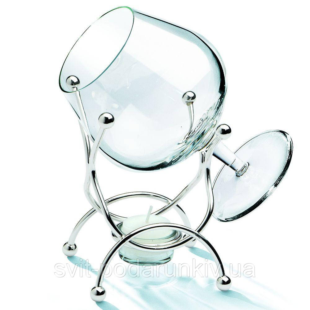 Набір для коньяку келих зі свічкою для підігрівання Chinelli, фото 1