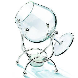 Набір для коньяку келих зі свічкою для підігрівання Chinelli