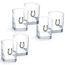 Набір стопок для віскі на 6 чарок Підкова Chinelli