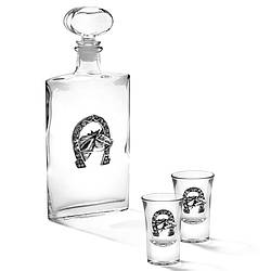 Чарки для горілки 2 шт. і штоф Підкова Chinelli