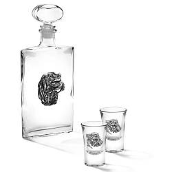 Чарки для горілки 2 шт. і шт.оф Собака Chinelli