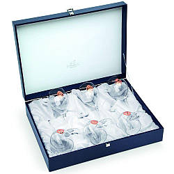 Набір келихів для вина 6 шт. rose gold Chinelli