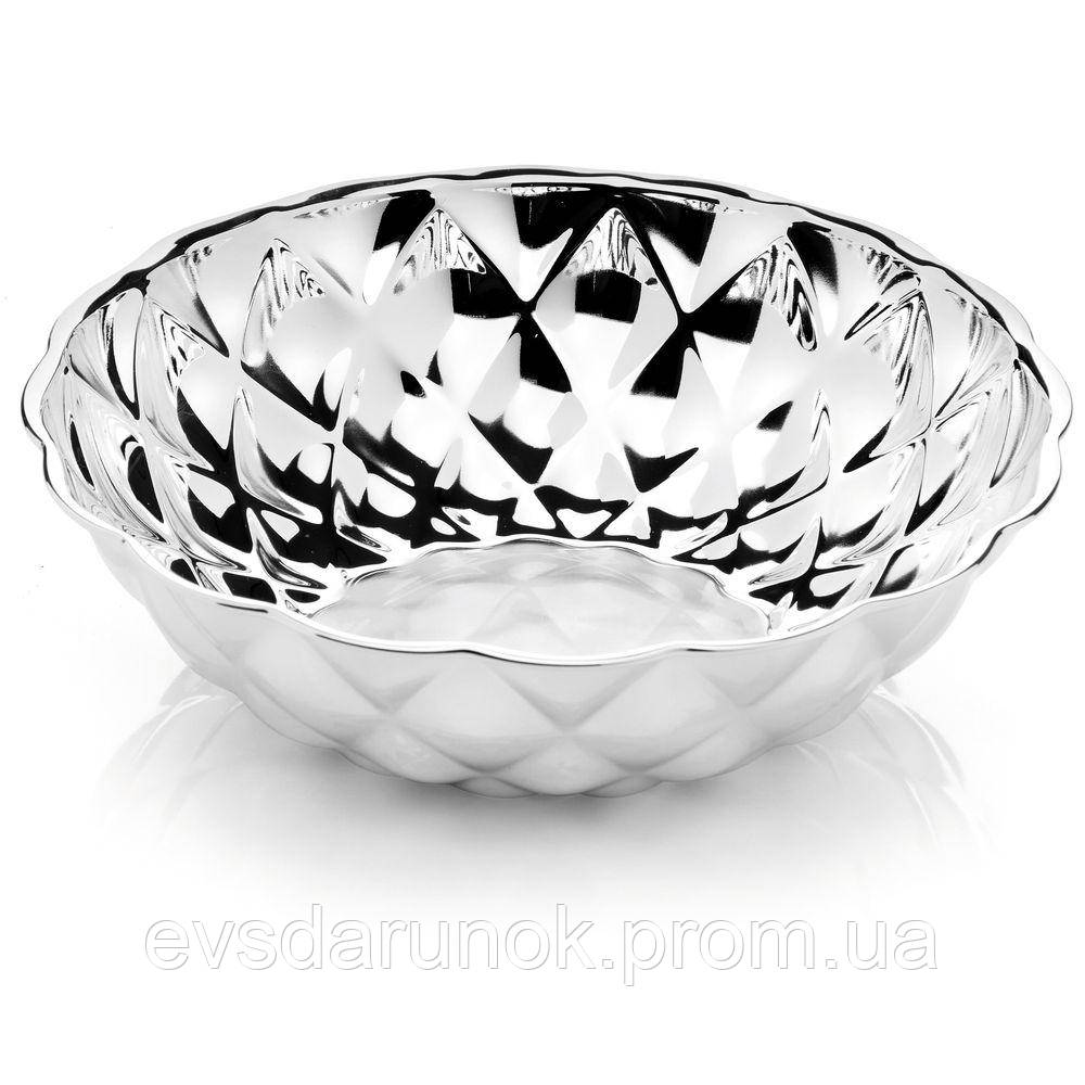 Фруктовниця кругла з ребрами 24 см Chinelli, фото 1