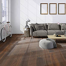 Ter Hurne R04 (D18) Дуб дизайн темно-коричневий паркетна дошка