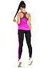Жіночий одяг для спорту (42,44,46,48,50) (рожевий) одяг для йоги та фітнесу з біфлексу, фото 3