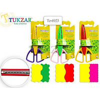 Ножиці дитячі з фігурними лезами. 13,7 см TUKZAR TZ-6923